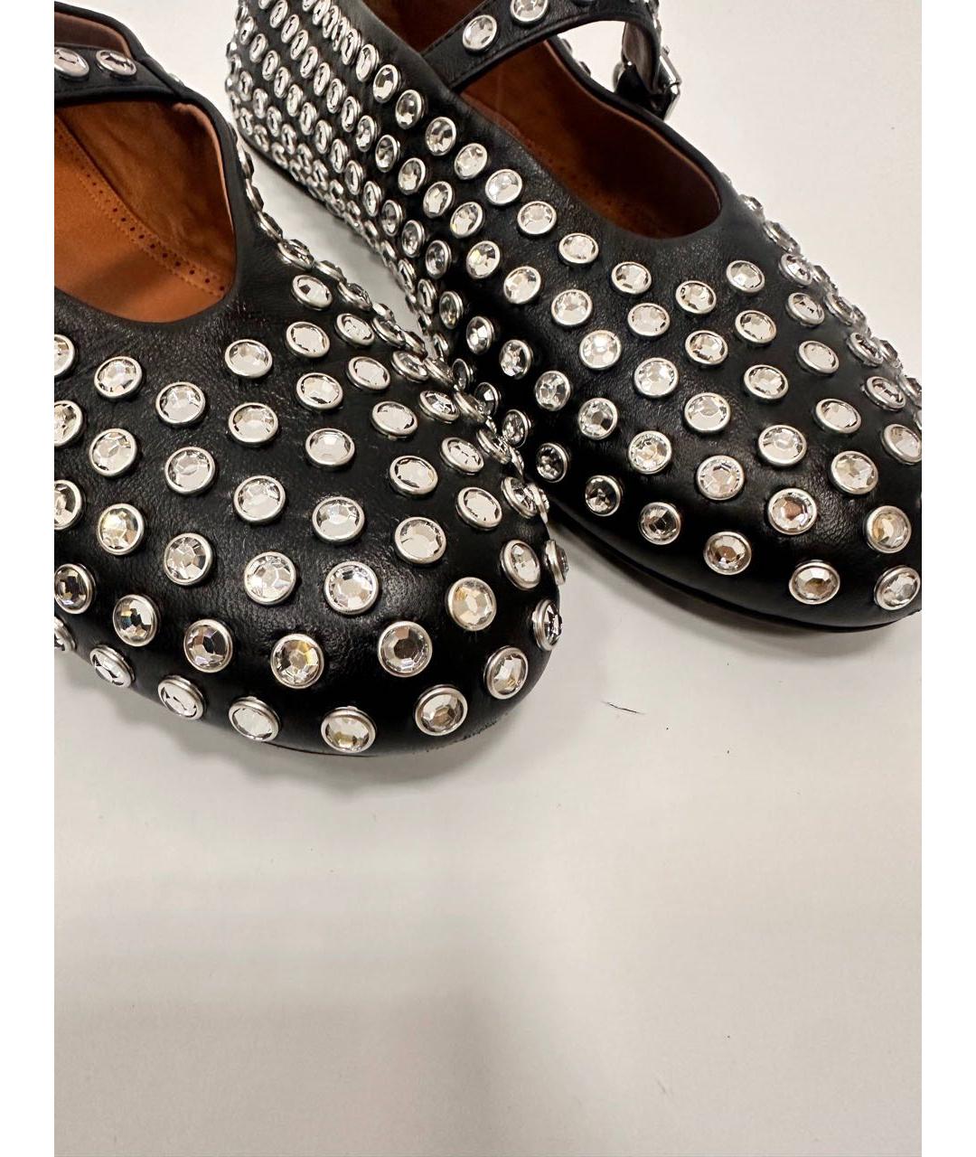 ALAIA Черные кожаные балетки, фото 5