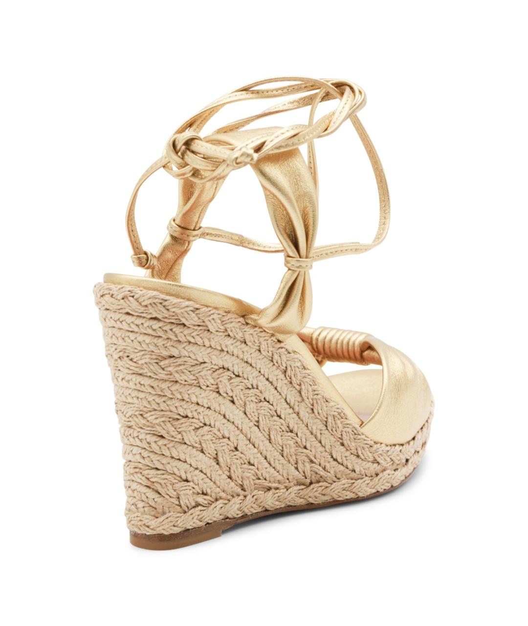 AQUAZZURA Золотые босоножки, фото 3