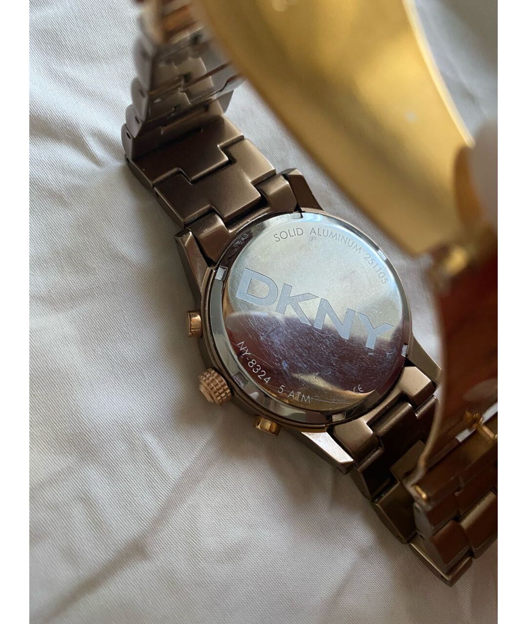 DKNY Коричневые стальные часы, фото 2
