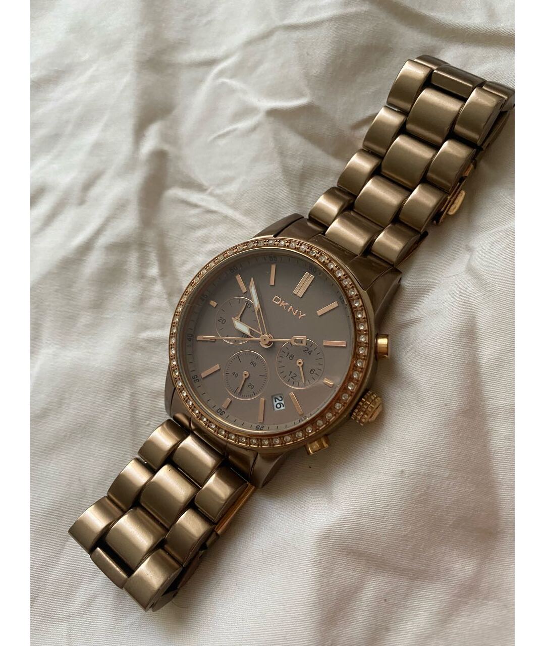 DKNY Коричневые стальные часы, фото 4