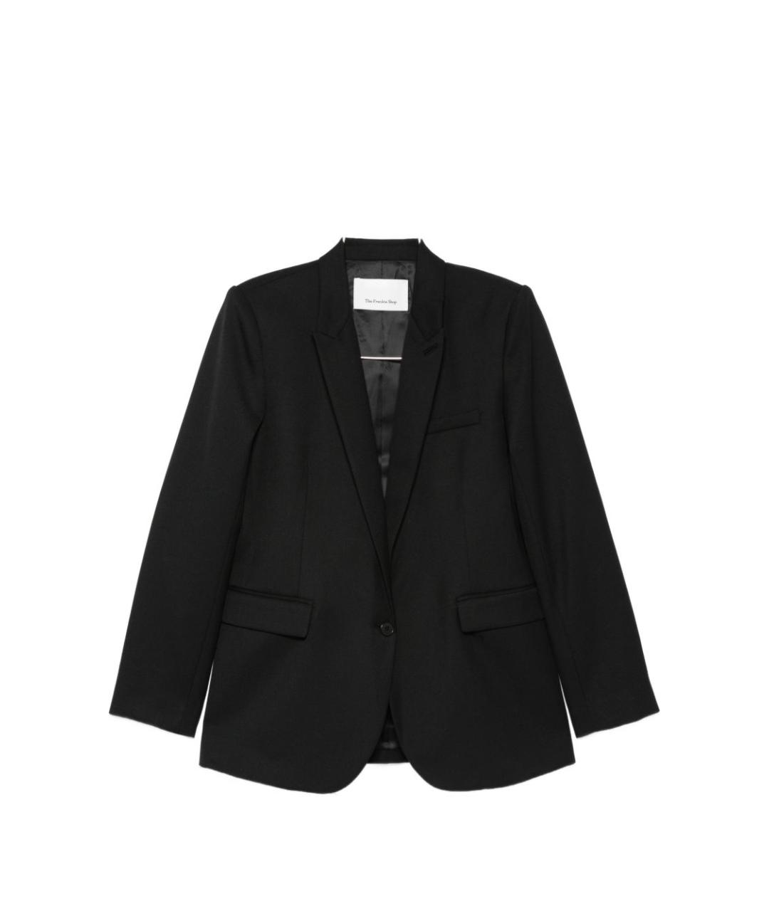 THE FRANKIE SHOP Черный полиэстеровый жакет/пиджак, фото 6