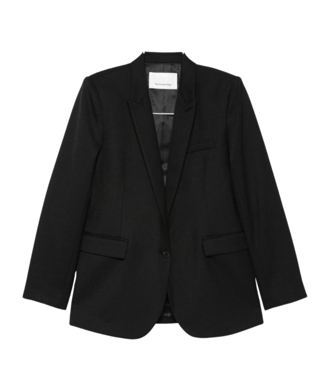 THE FRANKIE SHOP Черный полиэстеровый жакет/пиджак, фото 1