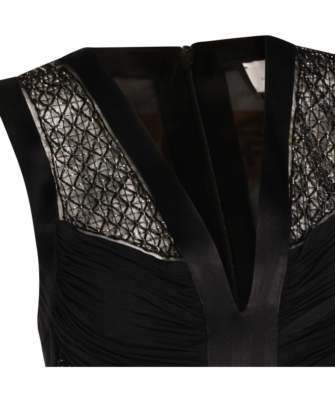 ELISABETTA FRANCHI Черное вечернее платье, фото 3