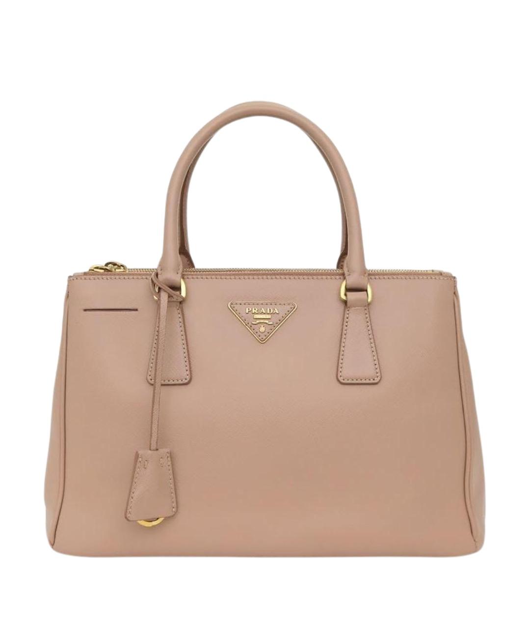 PRADA Розовая кожаная сумка через плечо, фото 1