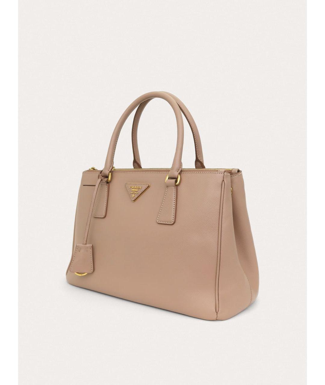 PRADA Розовая кожаная сумка через плечо, фото 2