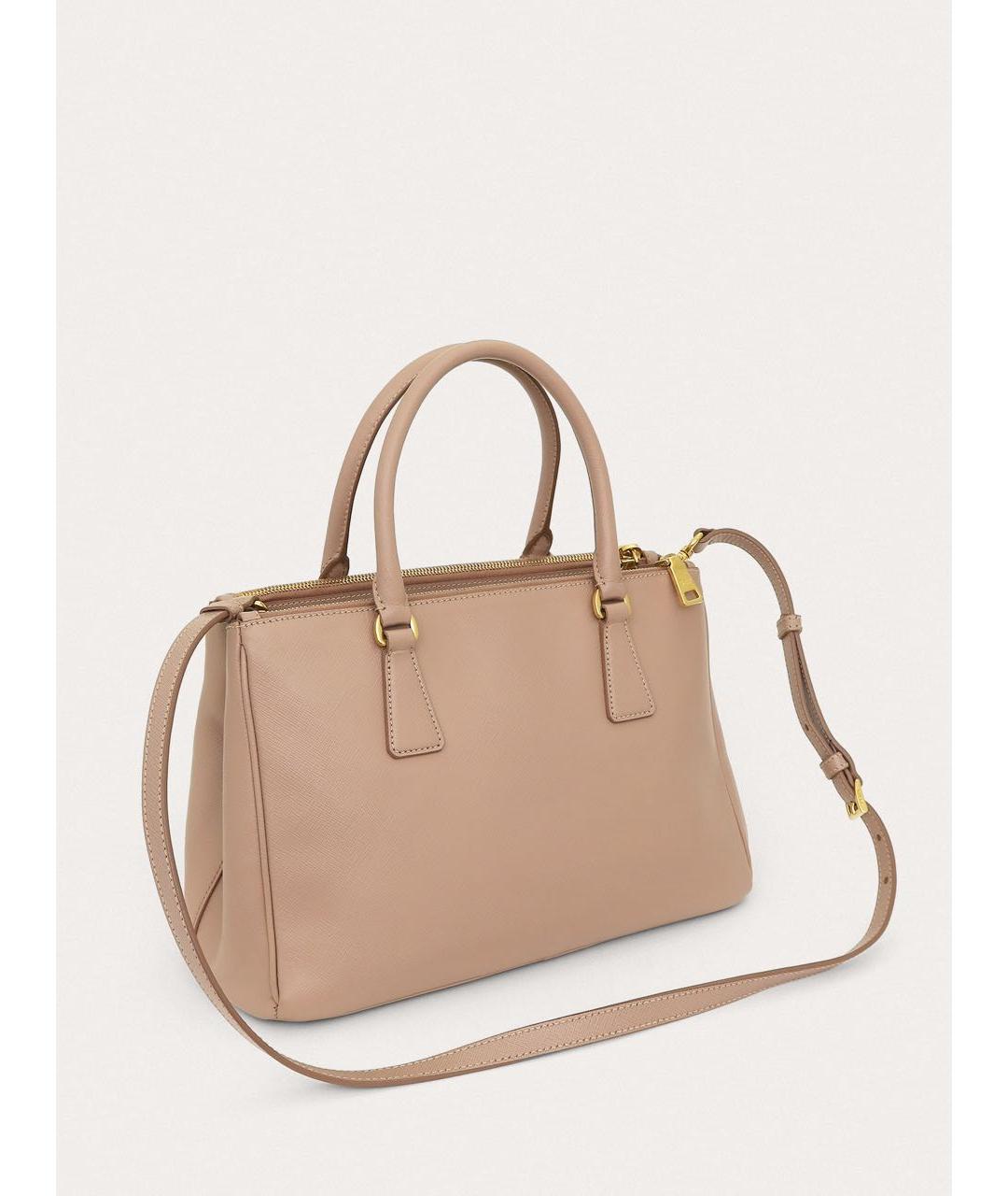 PRADA Розовая кожаная сумка через плечо, фото 6