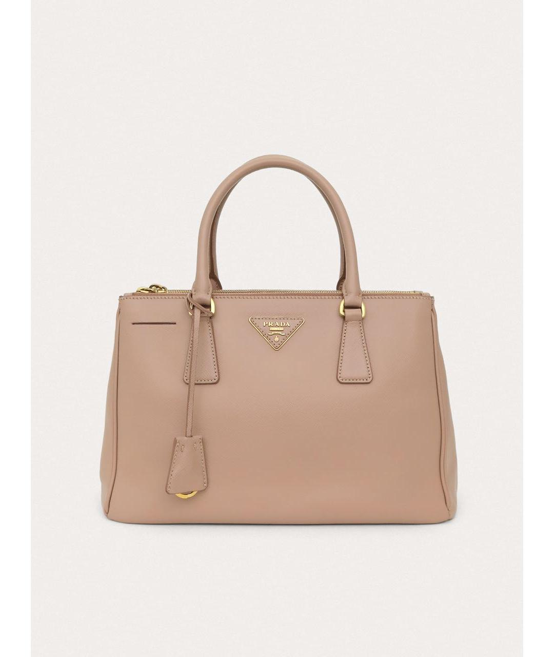 PRADA Розовая кожаная сумка через плечо, фото 9