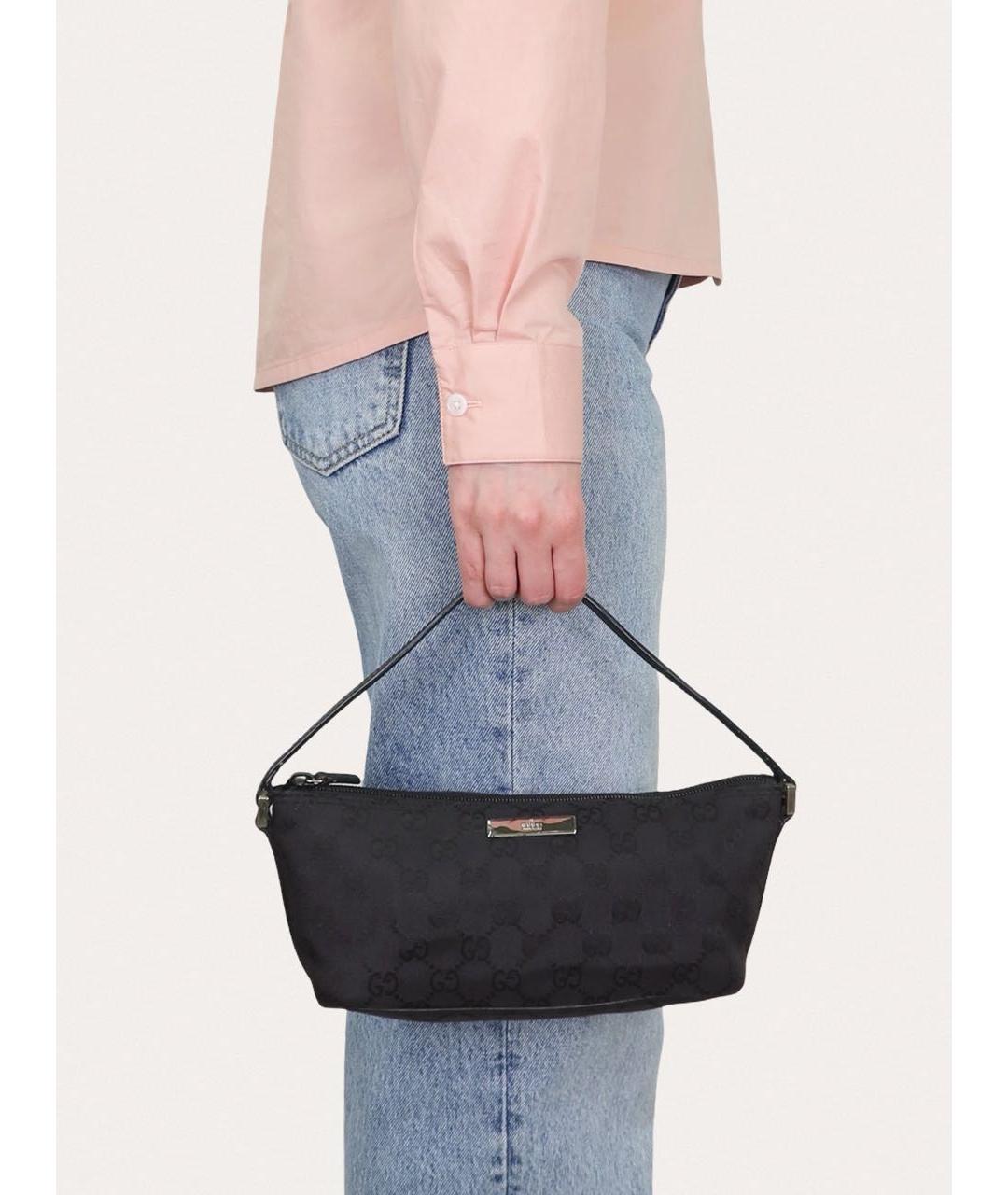 GUCCI Черная сумка с короткими ручками, фото 8