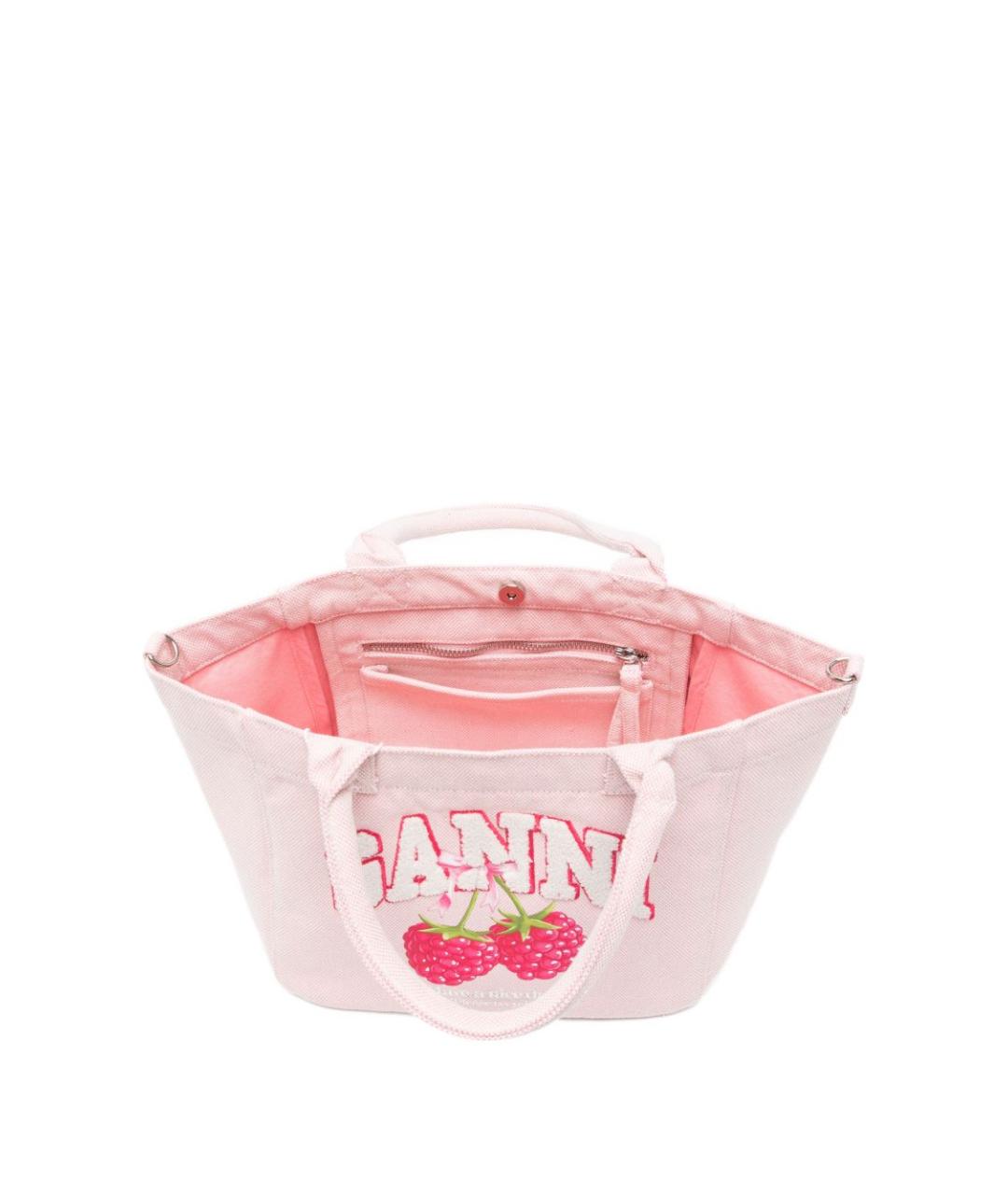 GANNI Розовая сумка тоут, фото 4