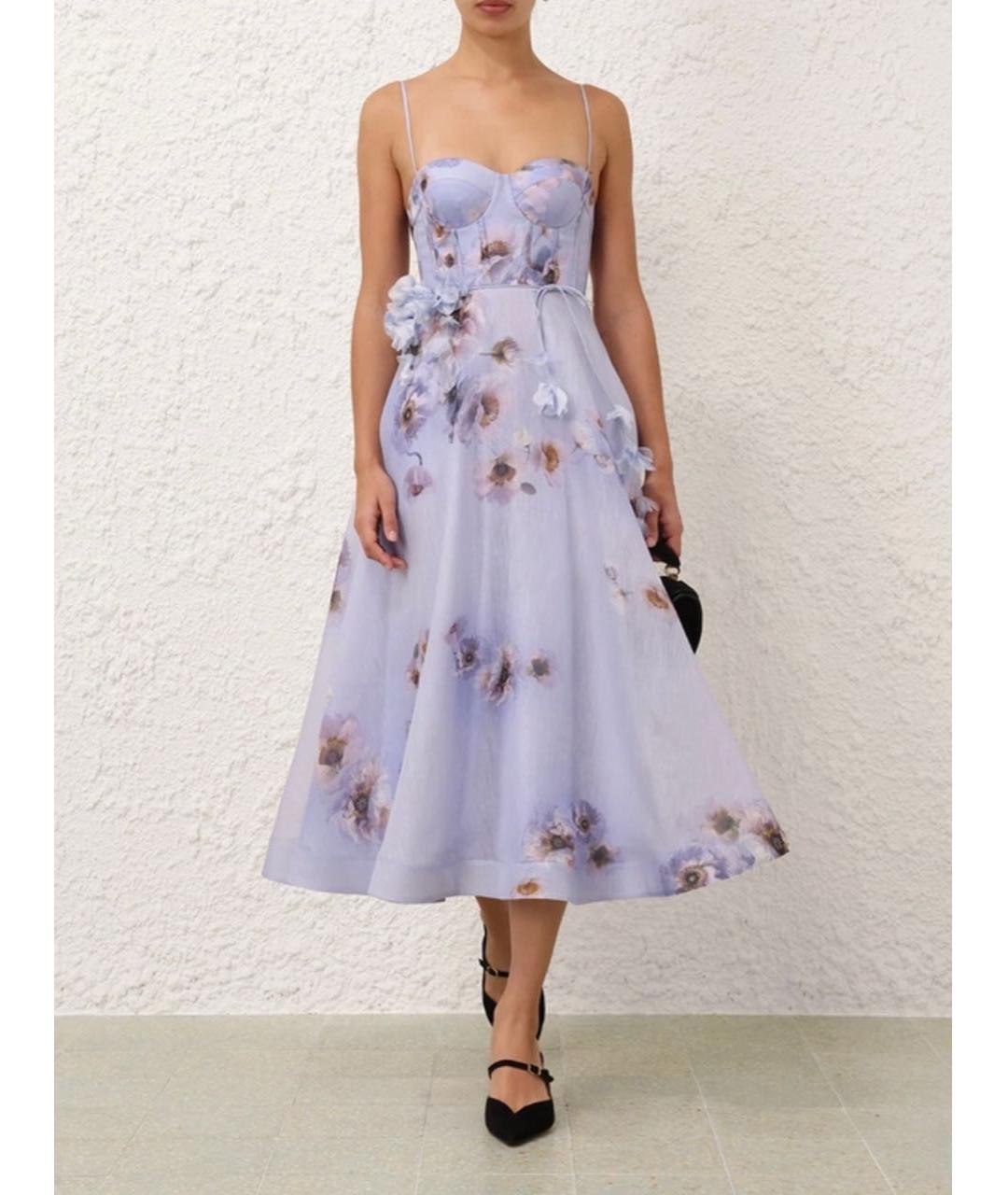 ZIMMERMANN Голубое вечернее платье, фото 7