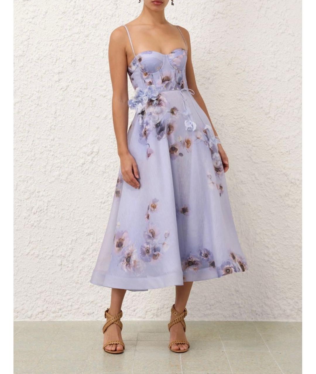 ZIMMERMANN Голубое вечернее платье, фото 2