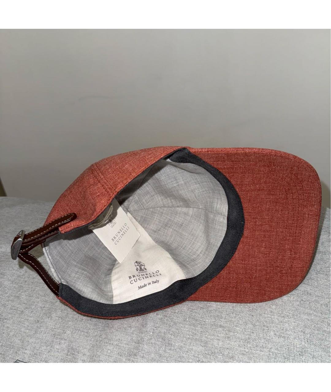 BRUNELLO CUCINELLI Красная кепка/бейсболка, фото 6