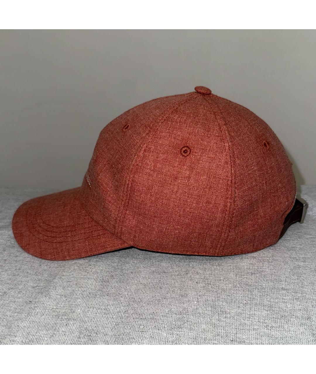 BRUNELLO CUCINELLI Красная кепка/бейсболка, фото 3