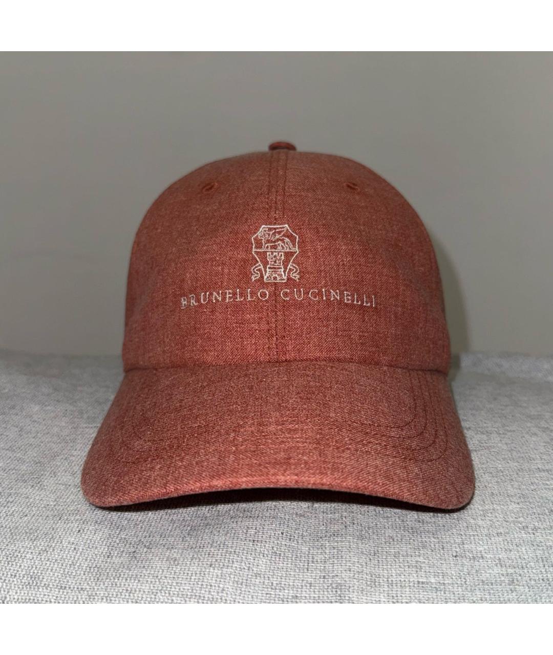 BRUNELLO CUCINELLI Красная кепка/бейсболка, фото 2