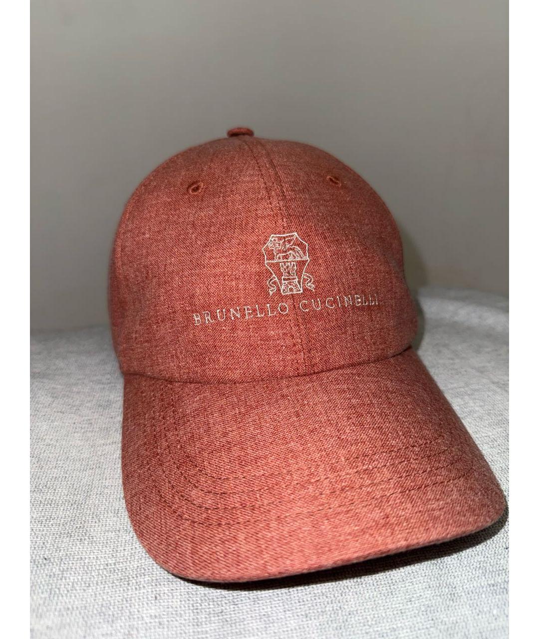 BRUNELLO CUCINELLI Красная кепка/бейсболка, фото 8