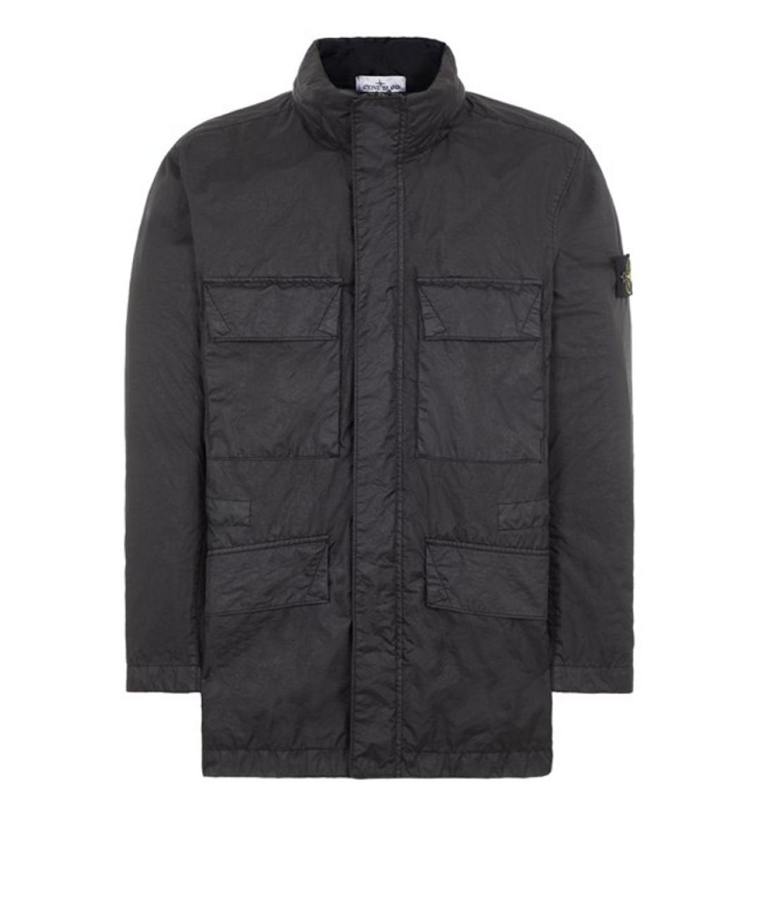STONE ISLAND Черная полиамидовая куртка, фото 9