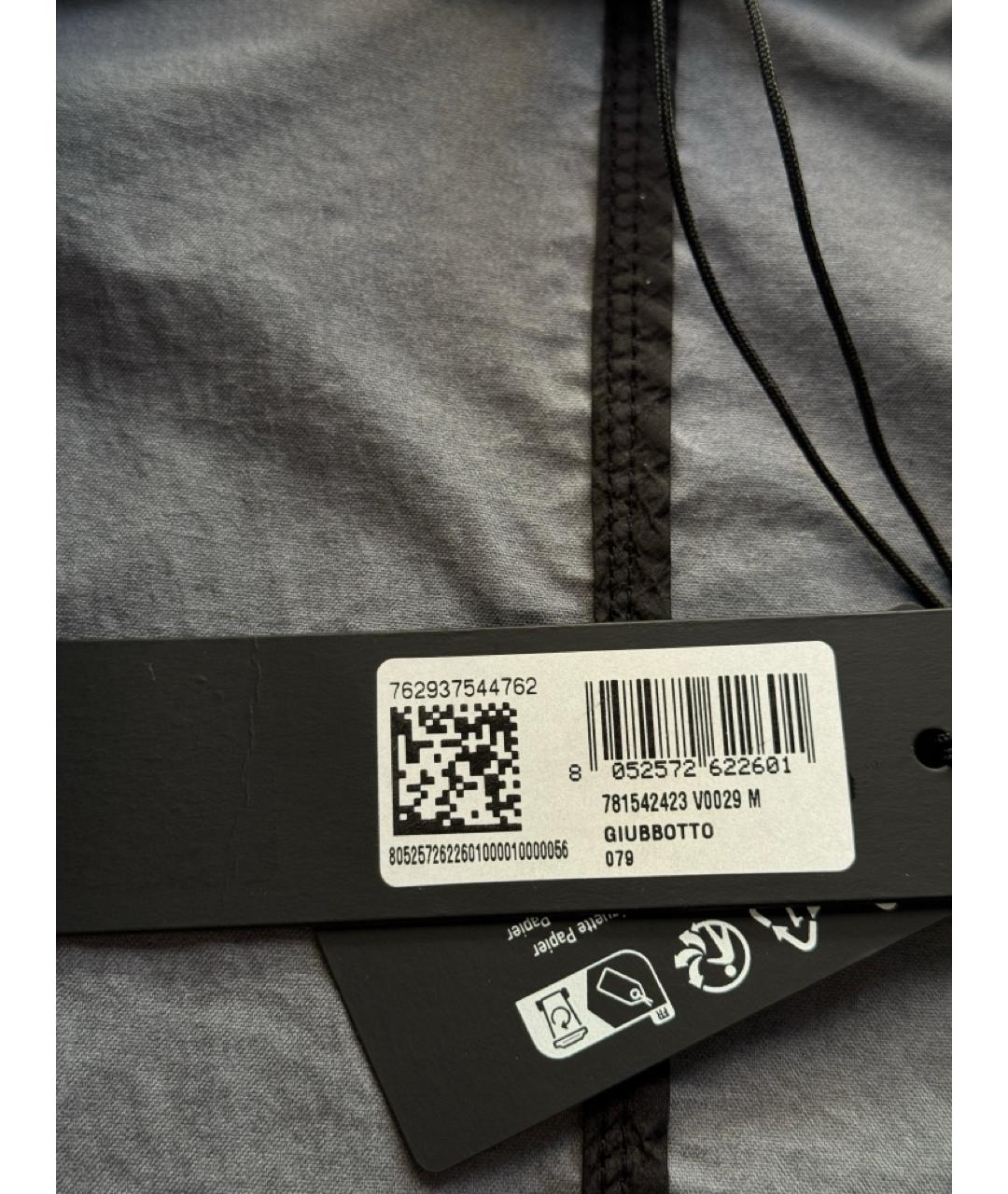 STONE ISLAND Черная полиамидовая куртка, фото 5