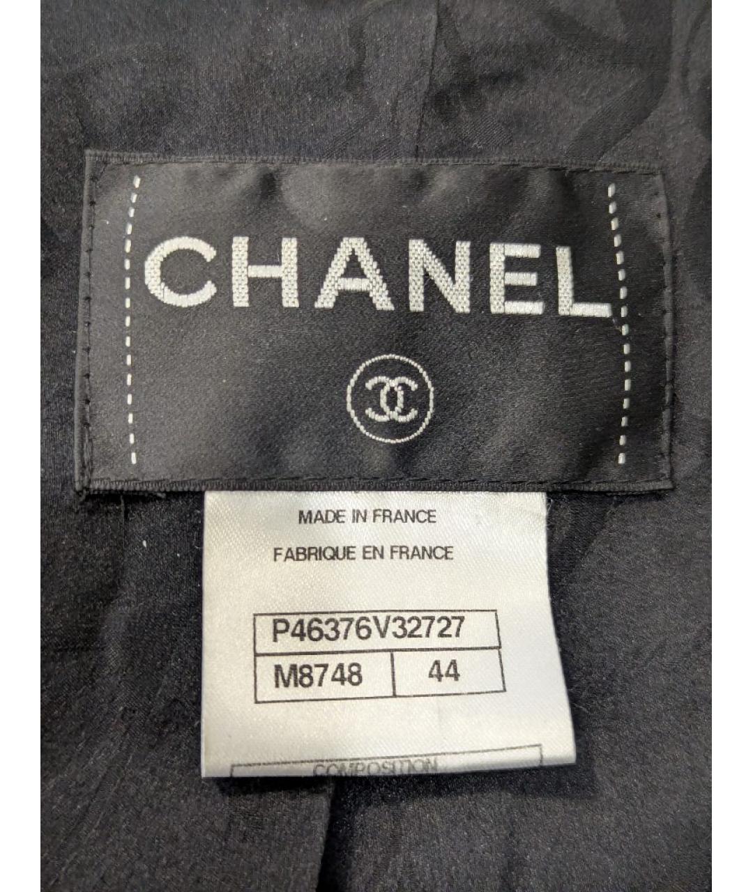 CHANEL Антрацитовое льняное пальто, фото 3