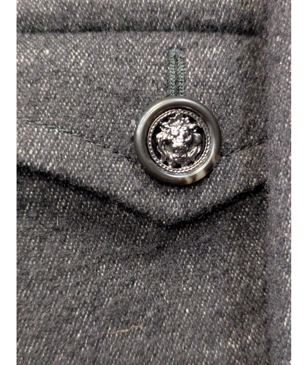 CHANEL Антрацитовое льняное пальто, фото 5