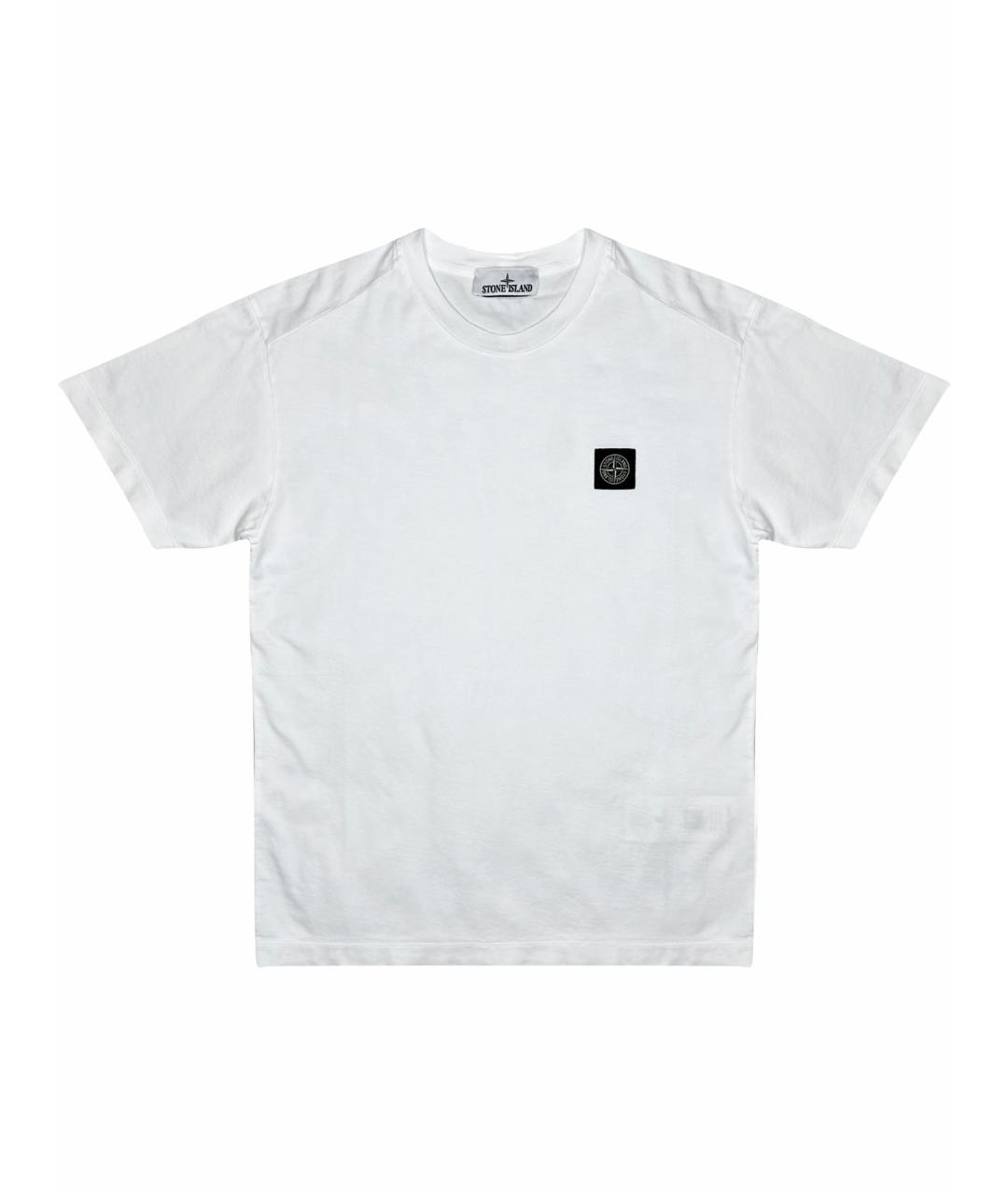 STONE ISLAND Белая футболка, фото 1