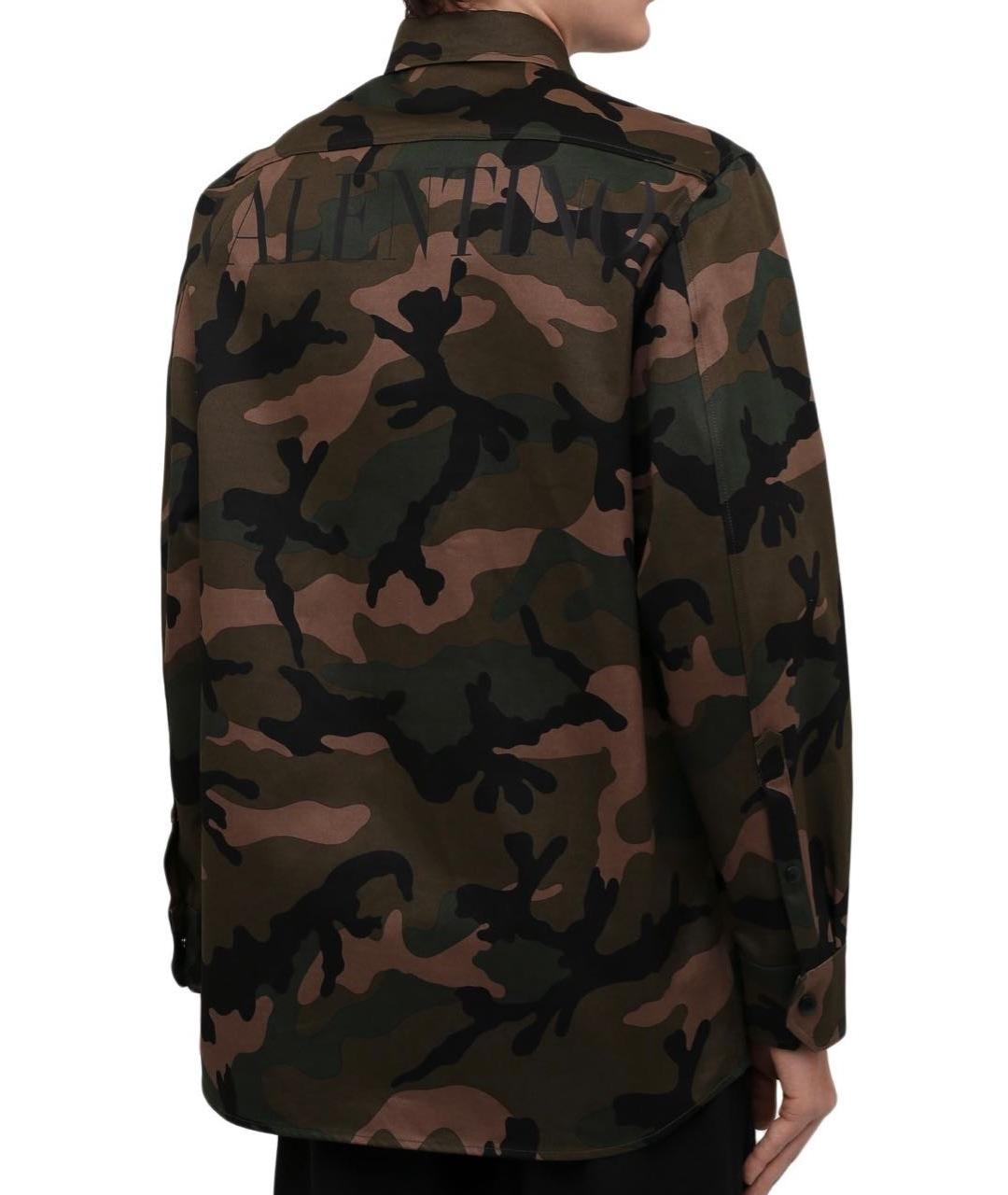 VALENTINO Хаки хлопковая куртка, фото 3