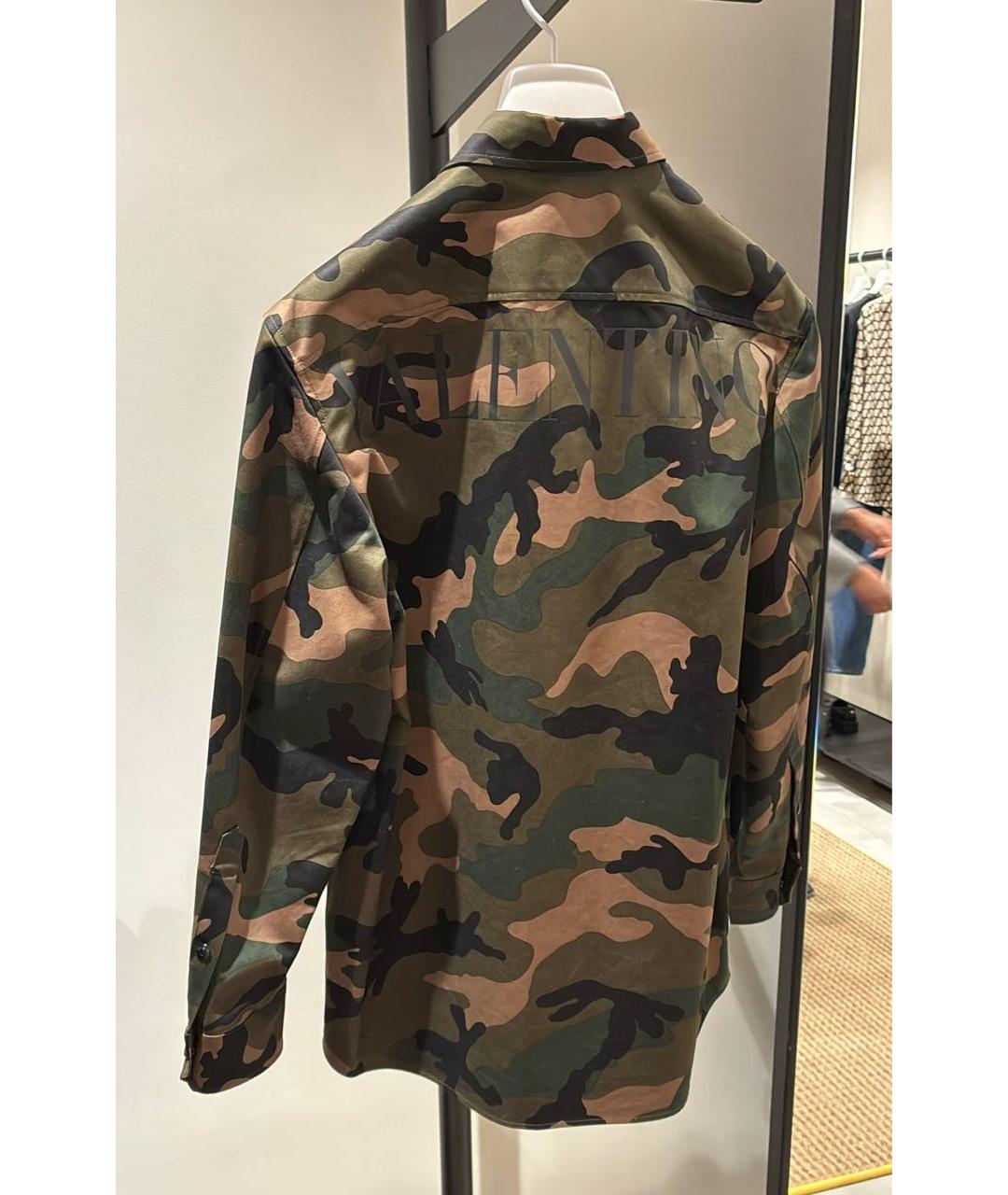 VALENTINO Хаки хлопковая куртка, фото 5