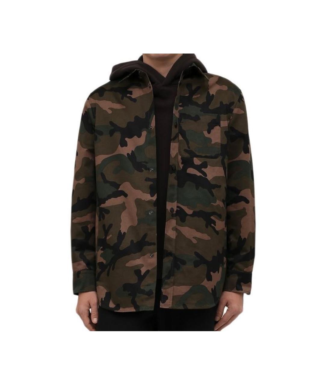 VALENTINO Хаки хлопковая куртка, фото 2