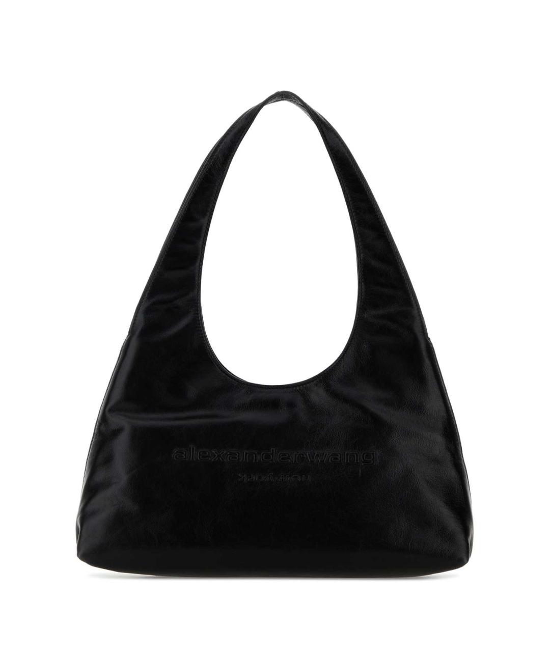 ALEXANDER WANG Черная кожаная сумка через плечо, фото 1