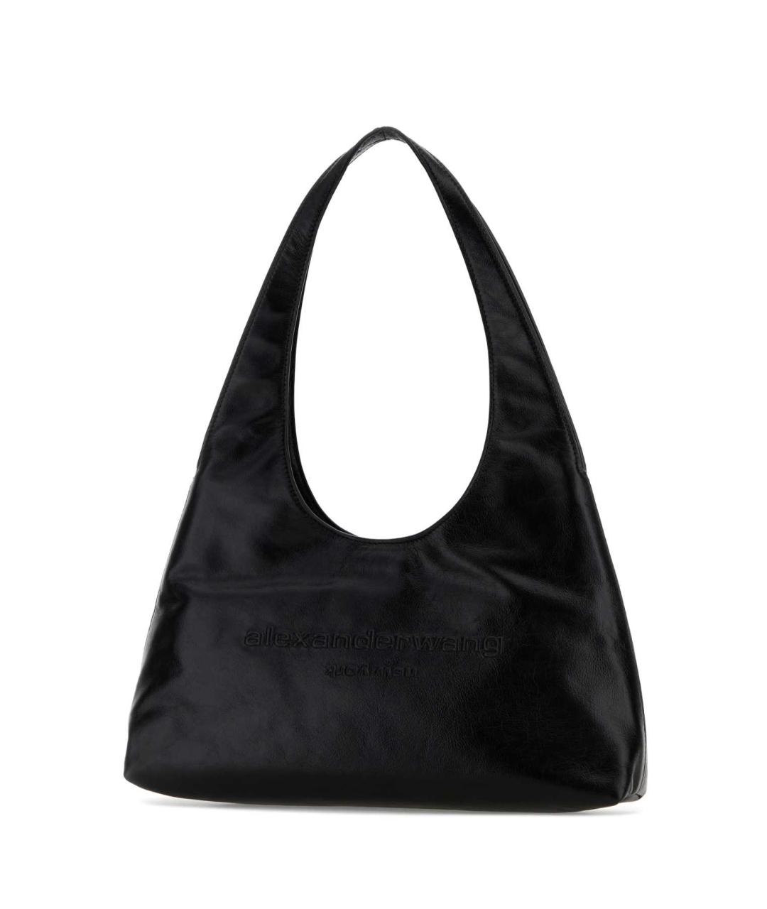 ALEXANDER WANG Черная кожаная сумка через плечо, фото 2