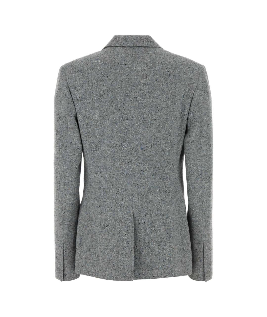 MOSCHINO Серый хлопковый жакет/пиджак, фото 2