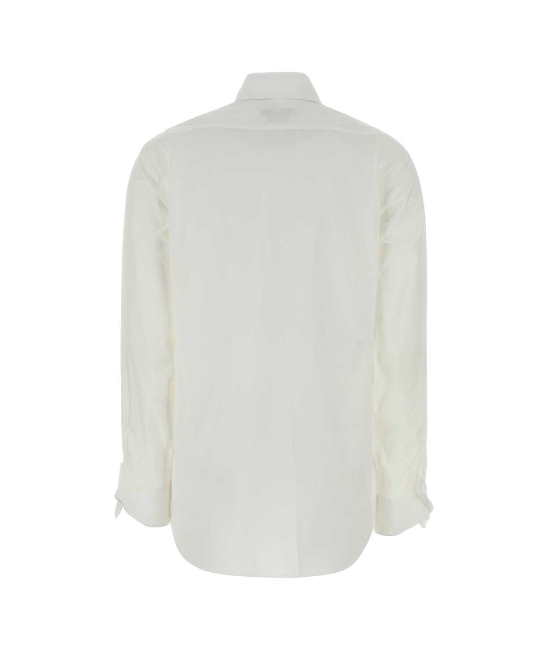 MOSCHINO Белая хлопковая рубашка, фото 2
