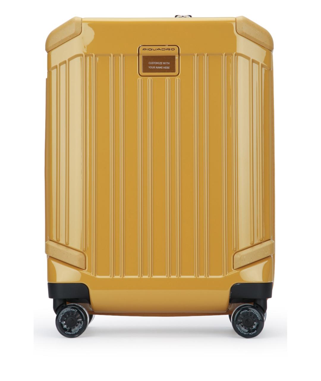 PIQUADRO Желтый чемодан, фото 1