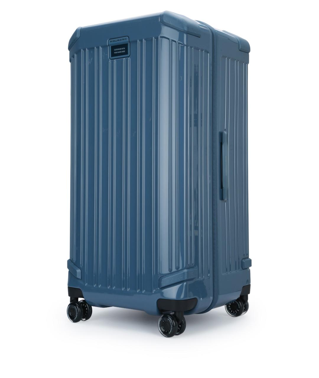 PIQUADRO Синий чемодан, фото 2