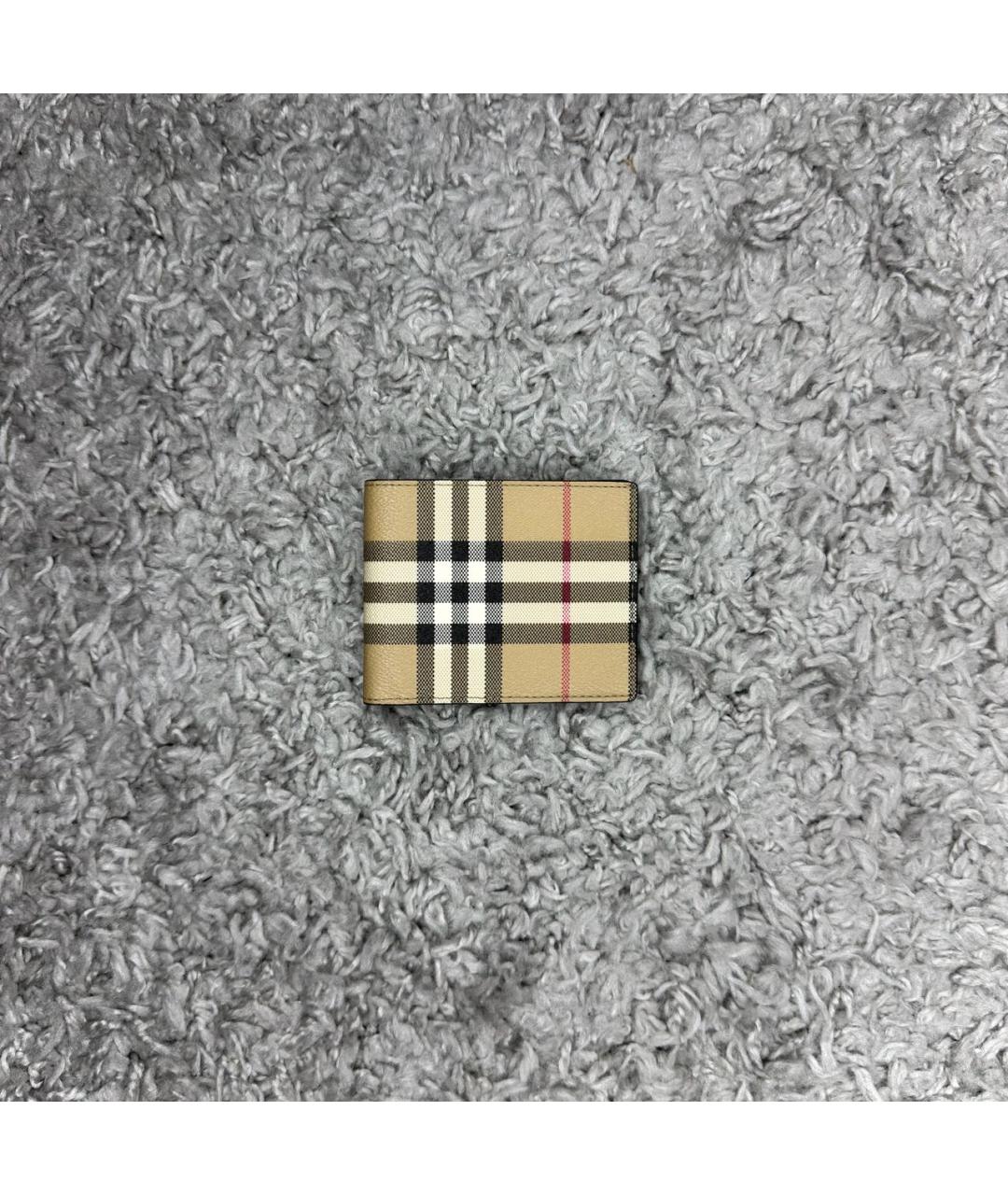 BURBERRY Бежевый кошелек, фото 4