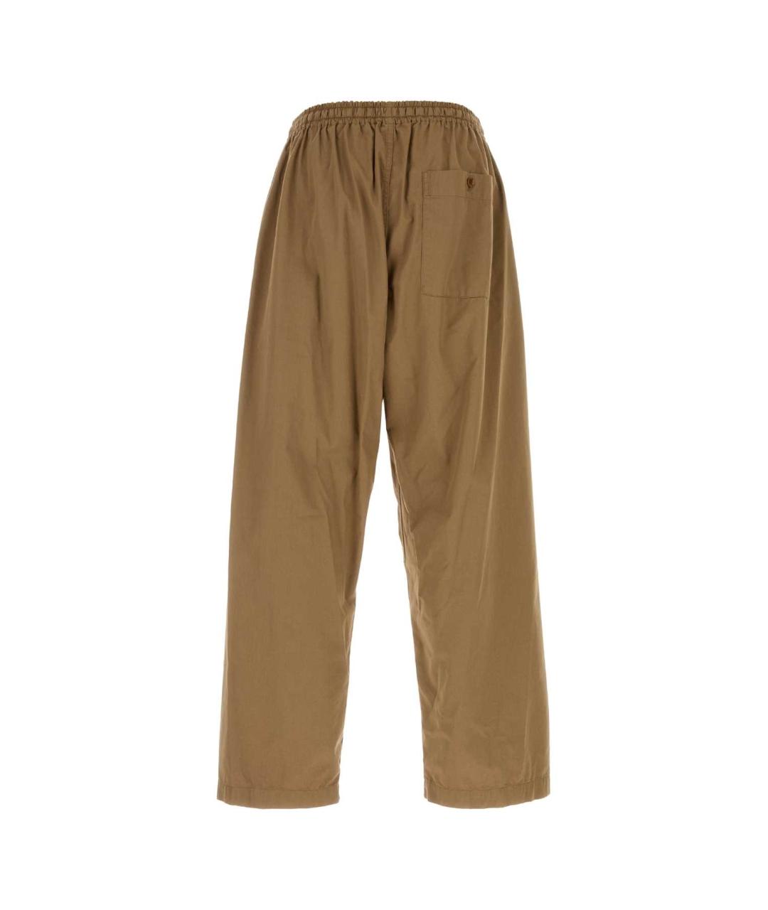 LEMAIRE Бежевые хлопковые повседневные брюки, фото 2