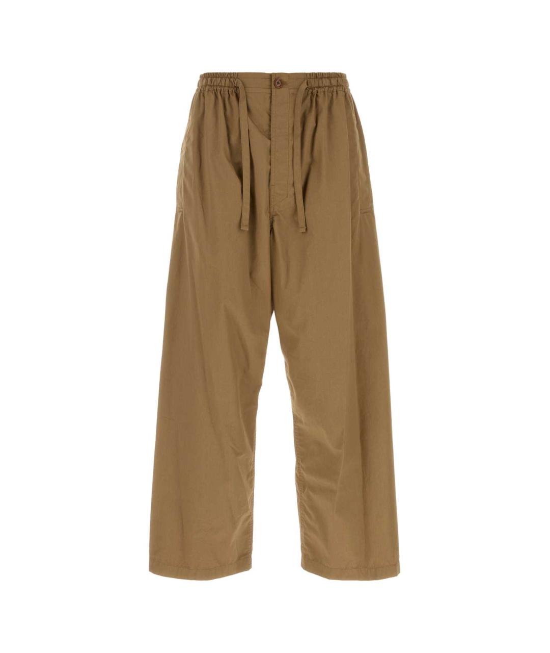 LEMAIRE Бежевые хлопковые повседневные брюки, фото 1