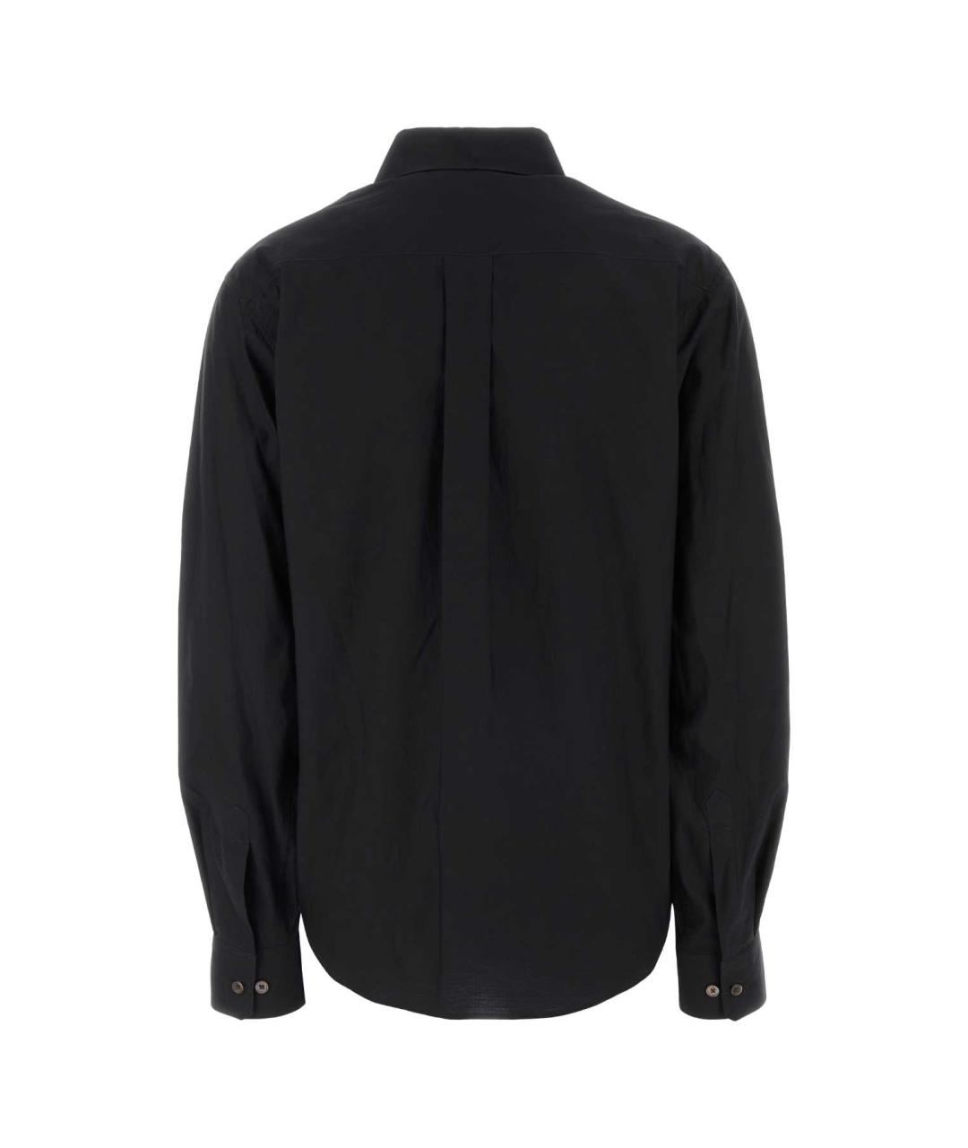 LEMAIRE Черная хлопковая рубашка, фото 2