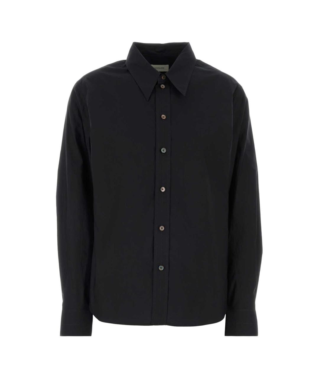 LEMAIRE Черная хлопковая рубашка, фото 1