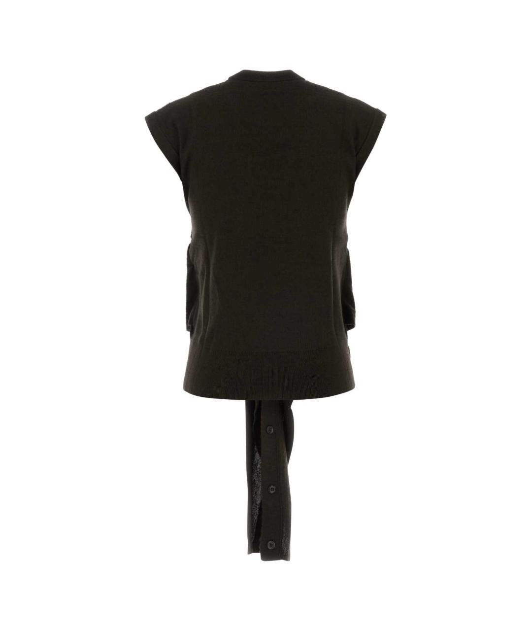 LEMAIRE Коричневая шерстяная майка, фото 2