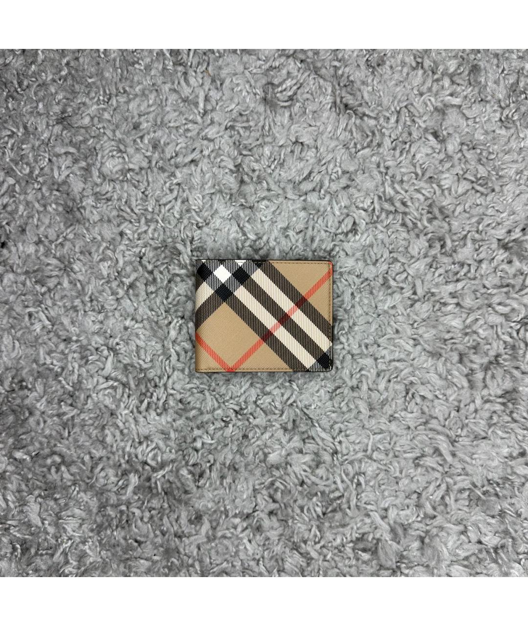 BURBERRY Бежевый кошелек, фото 4
