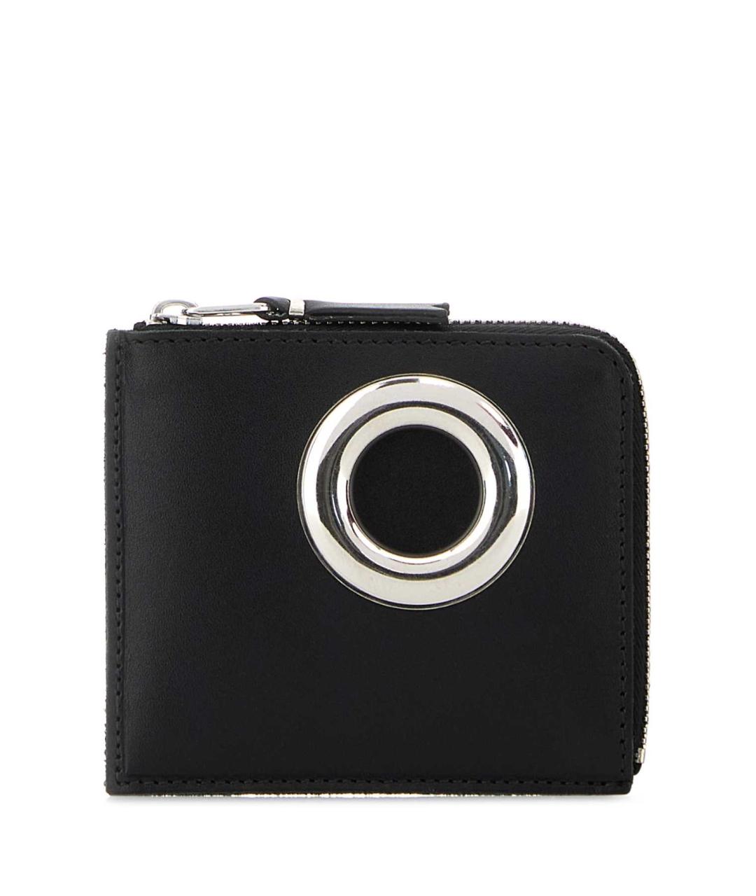 COMME DES GARÇONS Черный кожаный кошелек, фото 1
