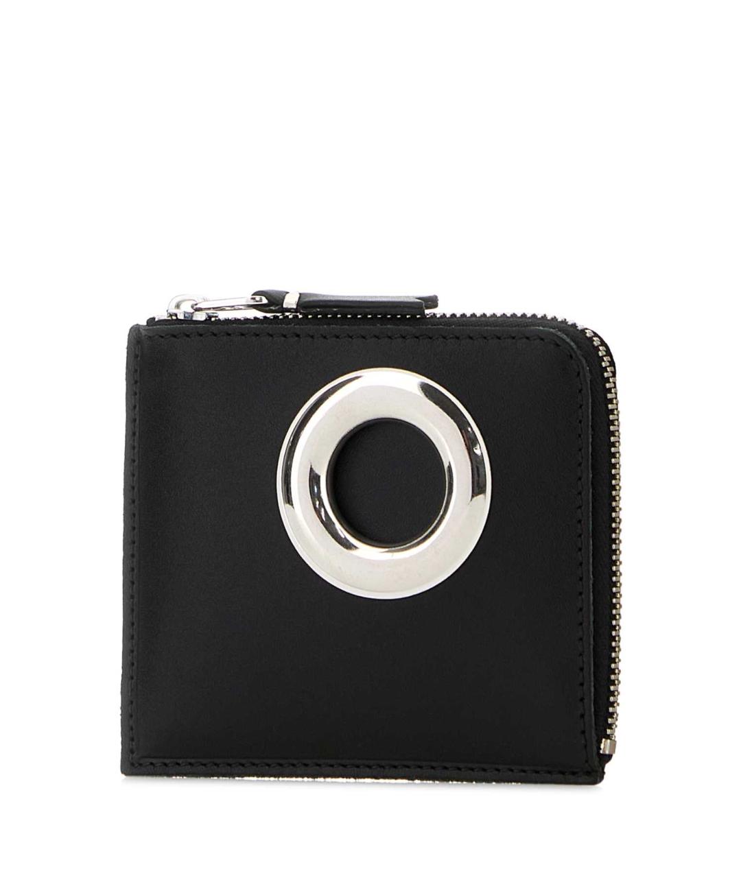 COMME DES GARÇONS Черный кожаный кошелек, фото 2