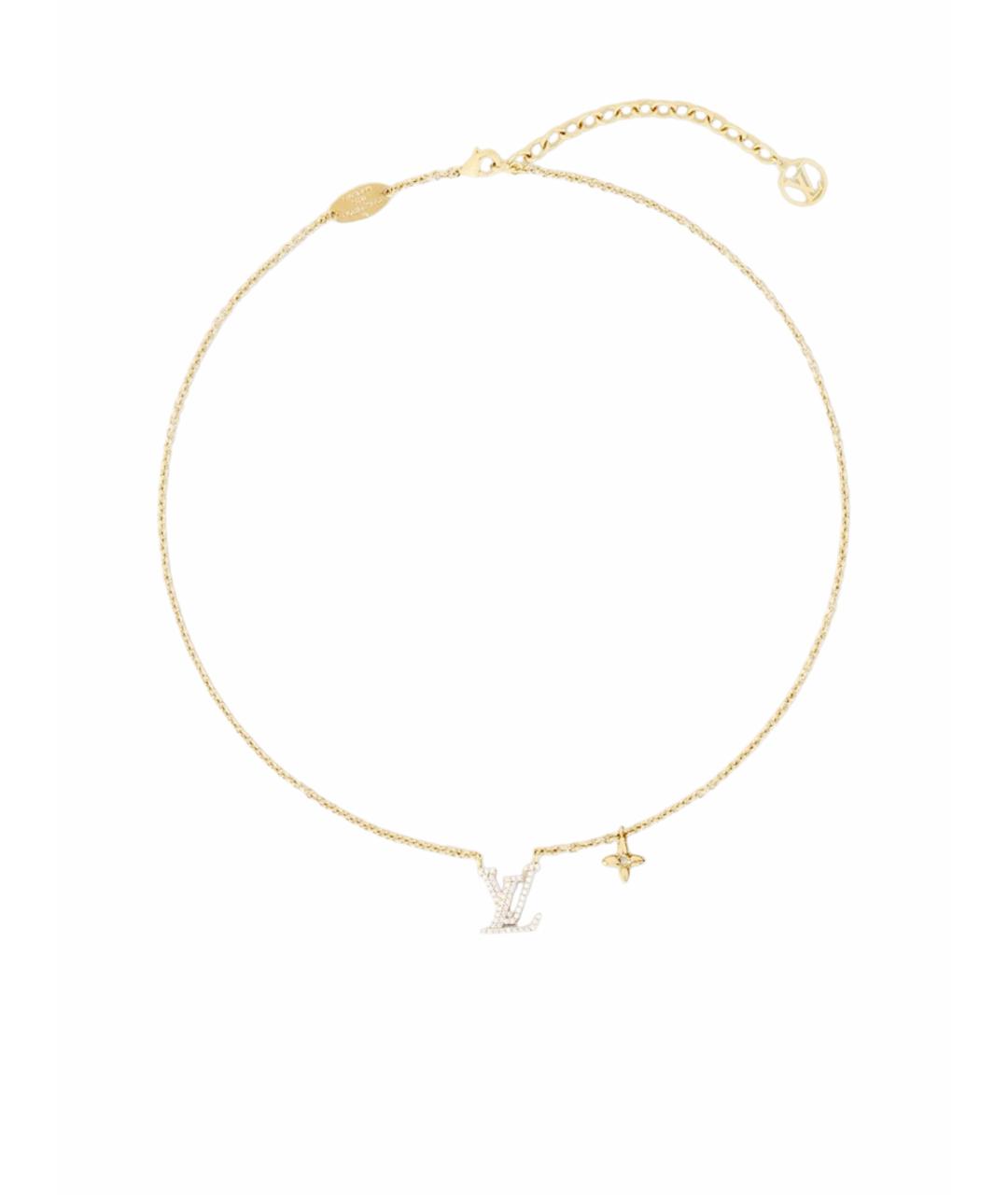 LOUIS VUITTON Золотое колье, фото 1
