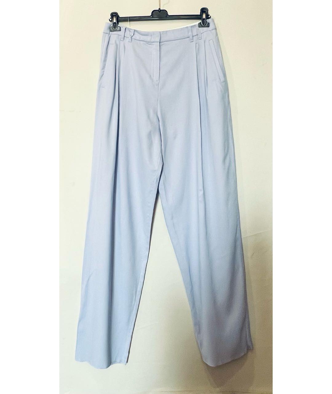 'S MAX MARA Голубой вискозный костюм с брюками, фото 2