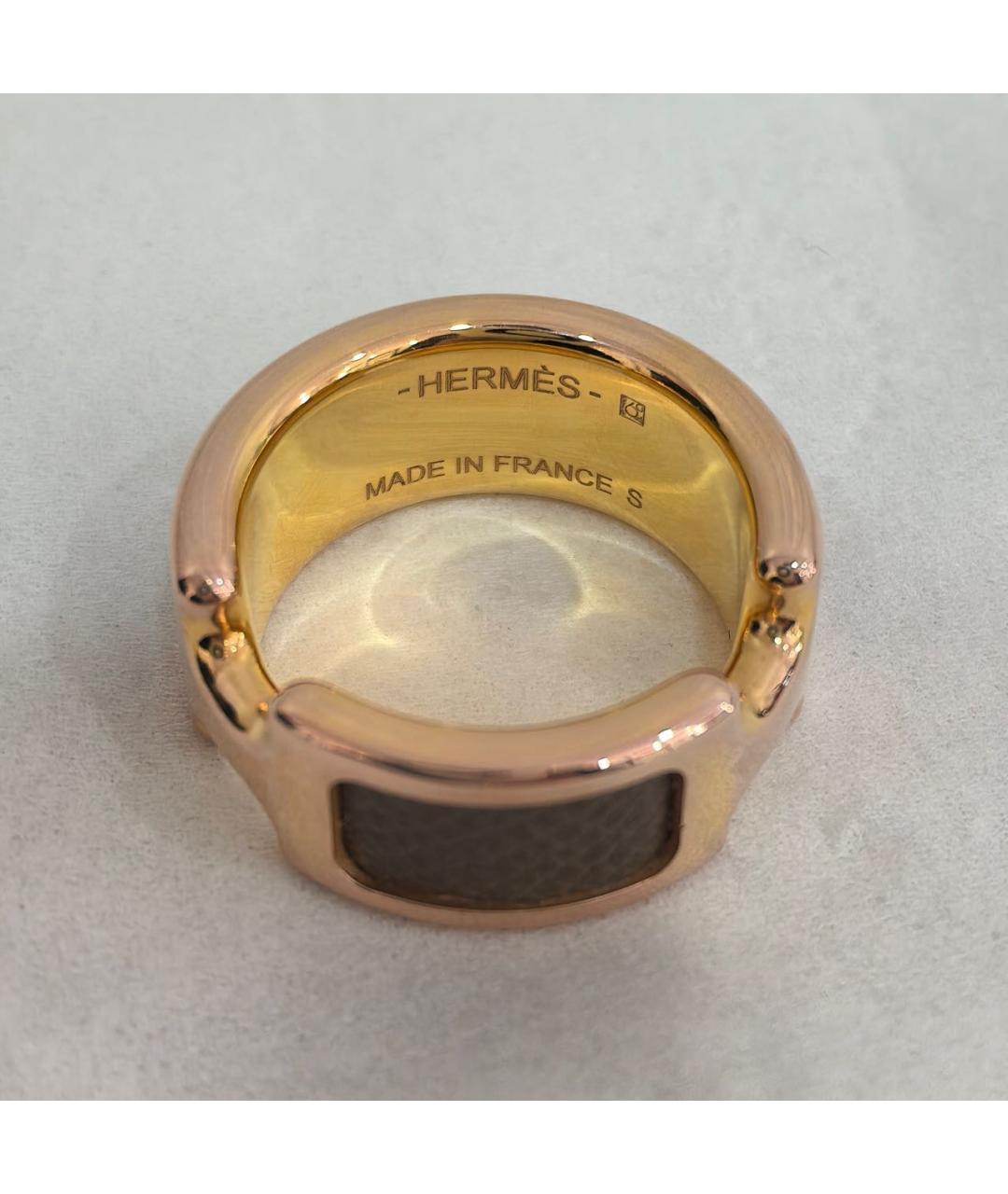 HERMES Золотое кольцо, фото 6