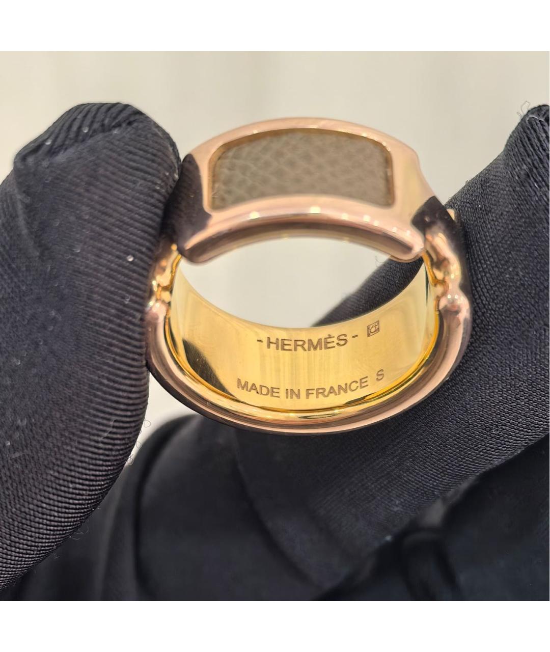 HERMES Золотое кольцо, фото 8