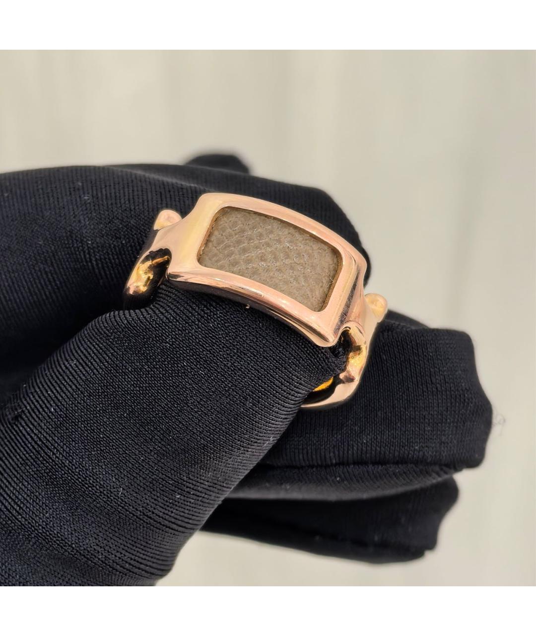 HERMES Золотое кольцо, фото 2