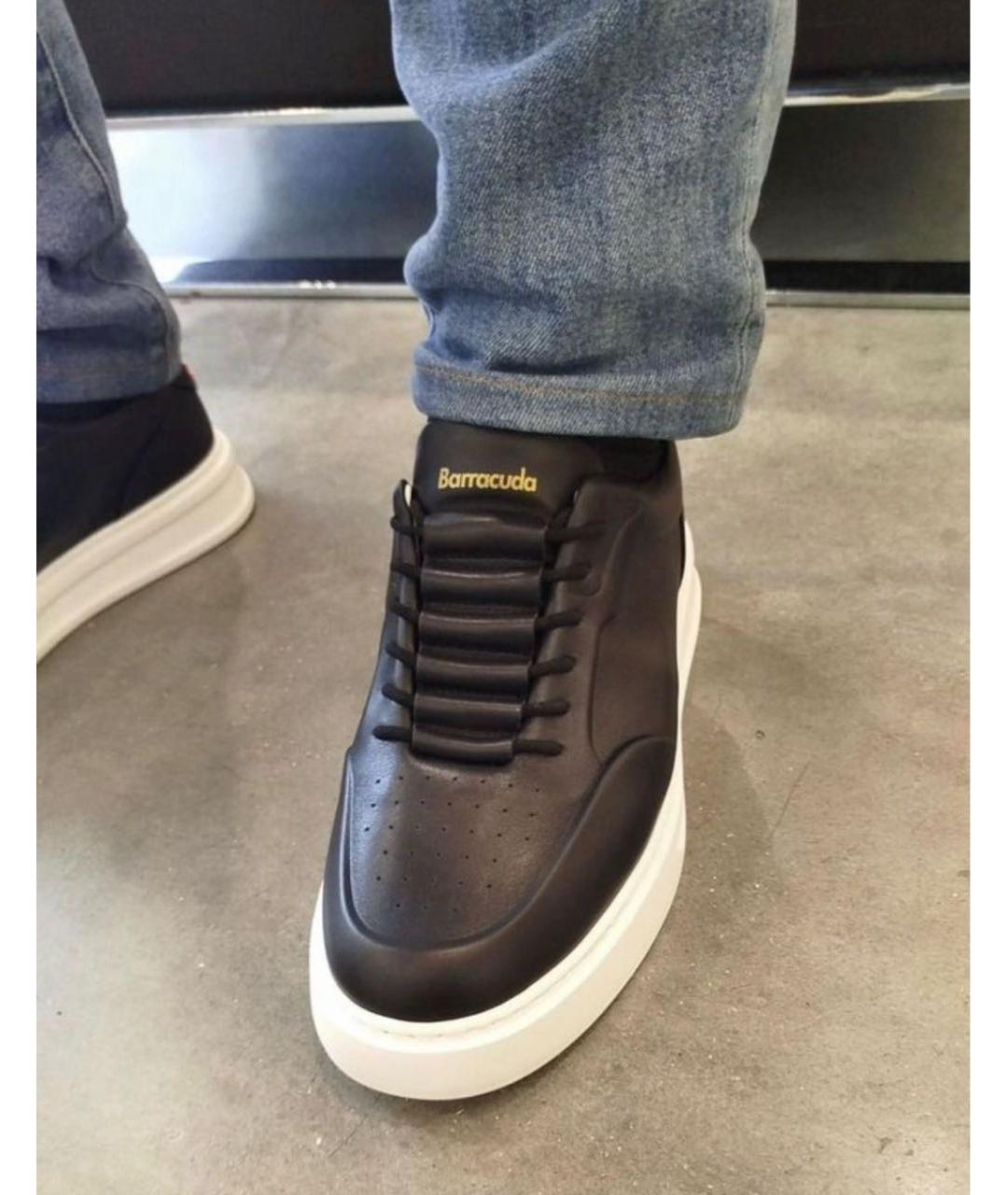 BARACUTA Темно-синие кожаные слипоны, фото 6