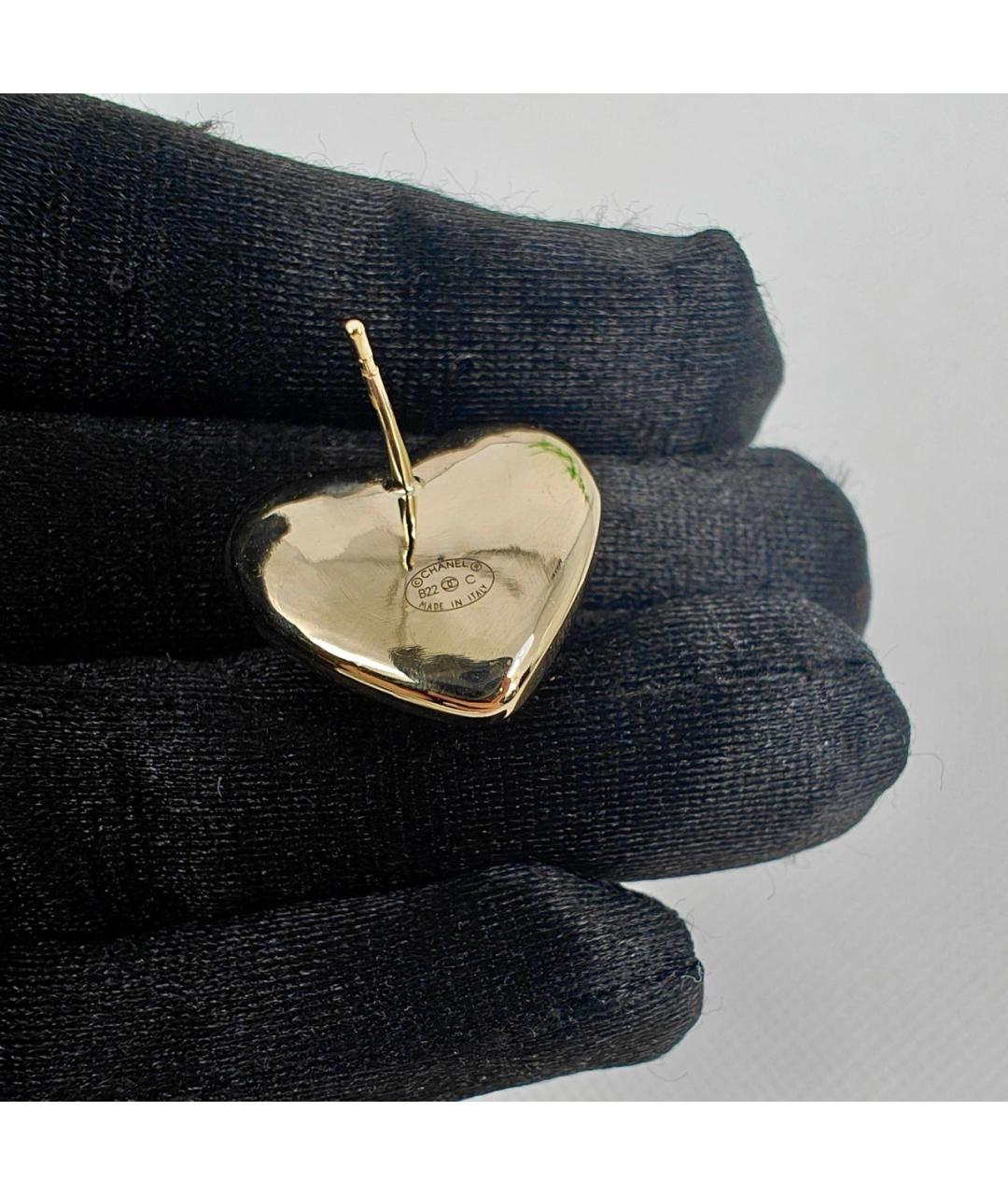 CHANEL Золотые серьги, фото 6