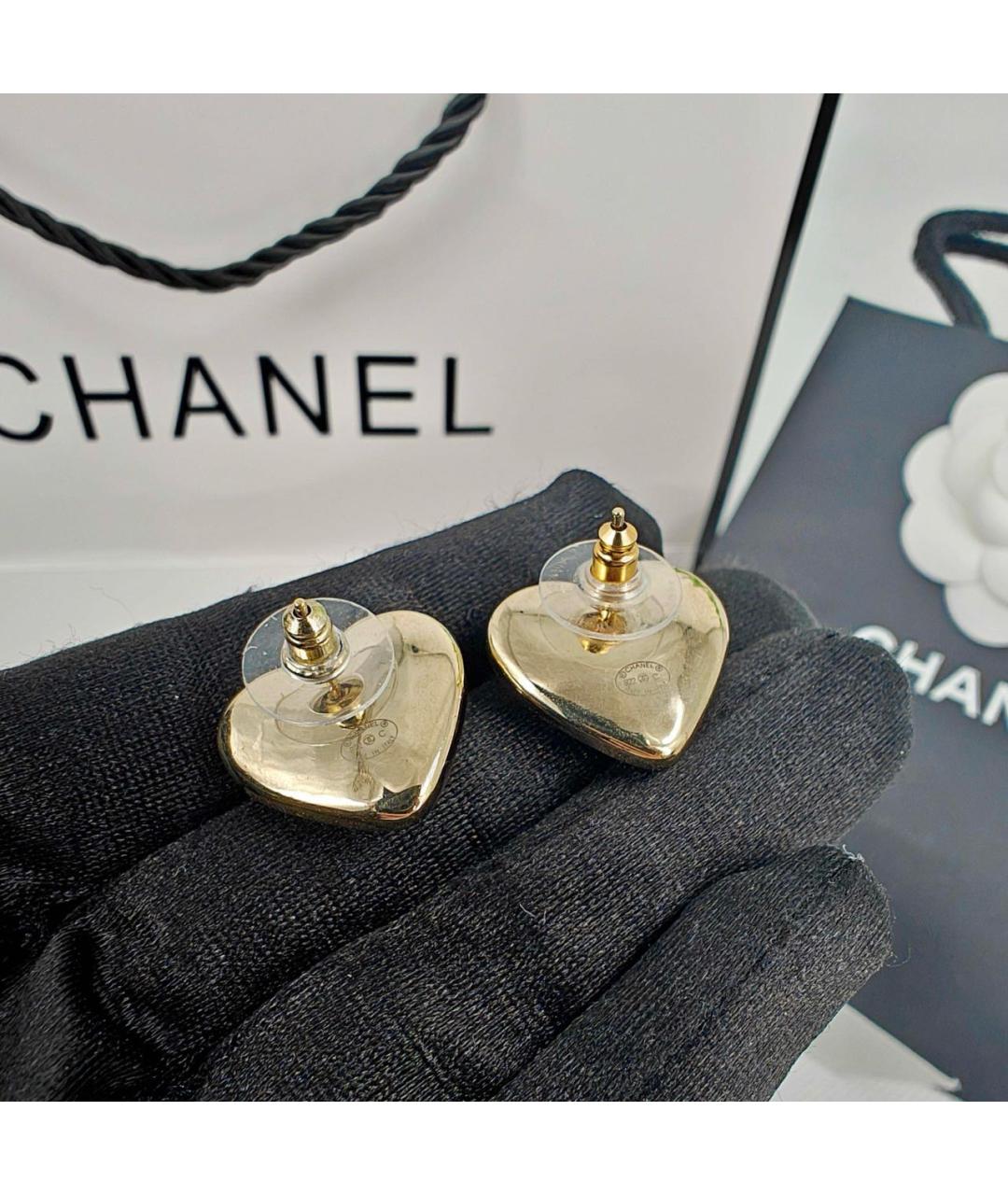 CHANEL Золотые серьги, фото 5